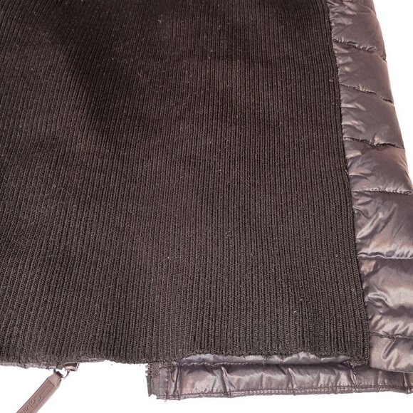 Calvin Klein Women Performance Down Puffer Vest Sweater Back Faux Fur Collar Med - Picture 3 of 9